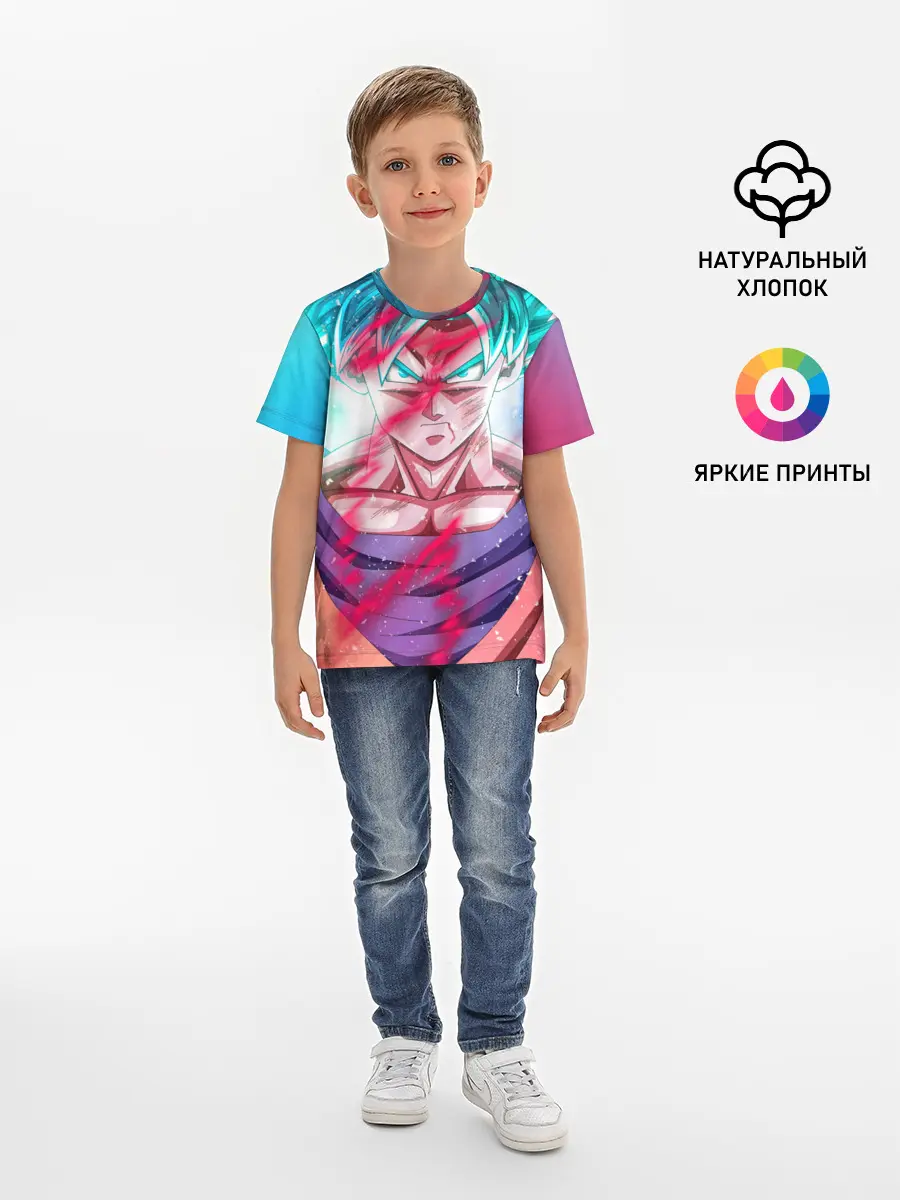 Детская базовая футболка / Гоку