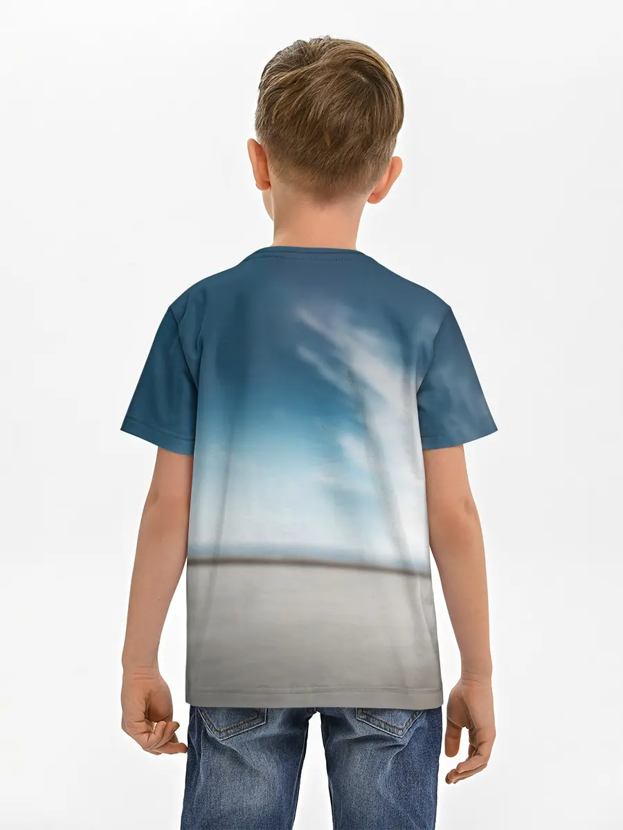 Детская базовая футболка / Tesla Model 3