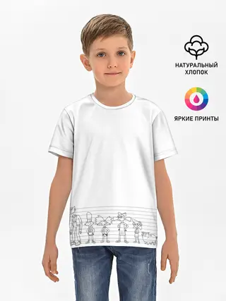 Детская базовая футболка / Эй, Арнольд | Арнольд и друзья