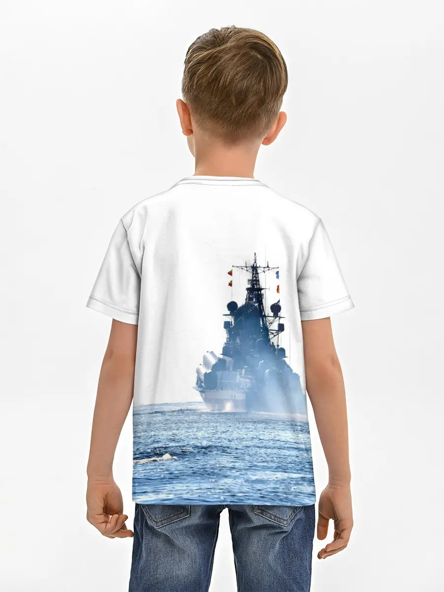 Детская базовая футболка / ВМФ