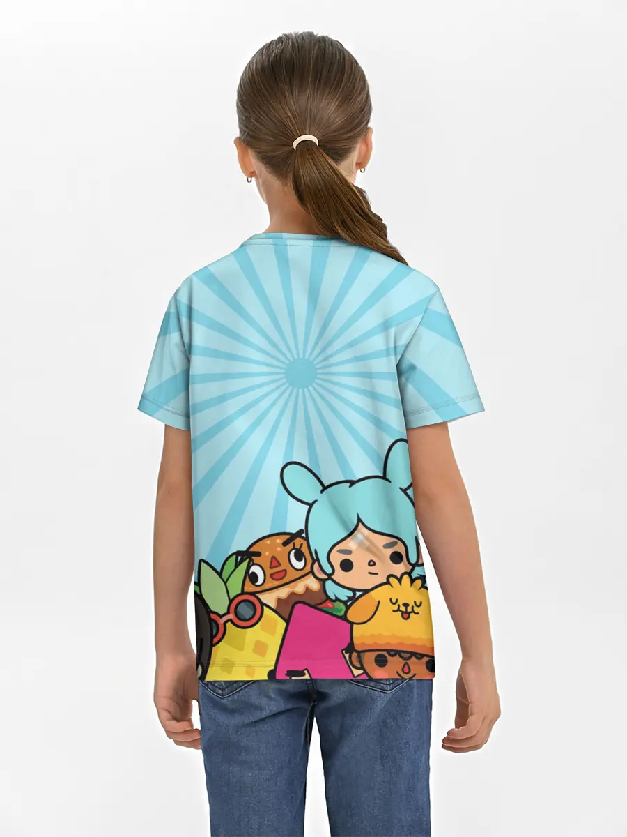 Детская базовая футболка / Toca boca life