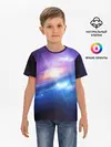 Детская базовая футболка / Абстракция космоса