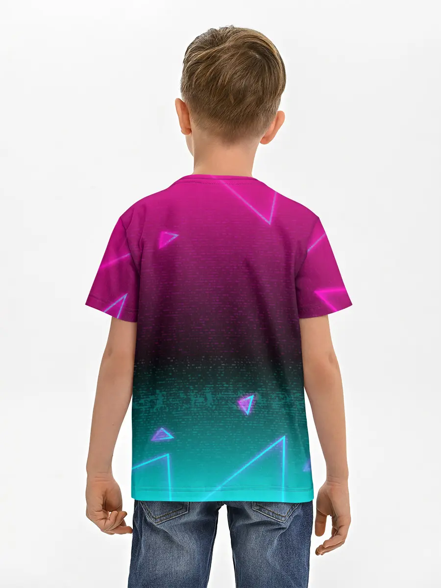 Детская базовая футболка / НЕОНОВЫЙ ЧУЖОЙ