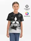 Детская базовая футболка / Mitsubishi sport geometry