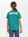 Детская базовая футболка / Игра в кальмара: инспектор 001