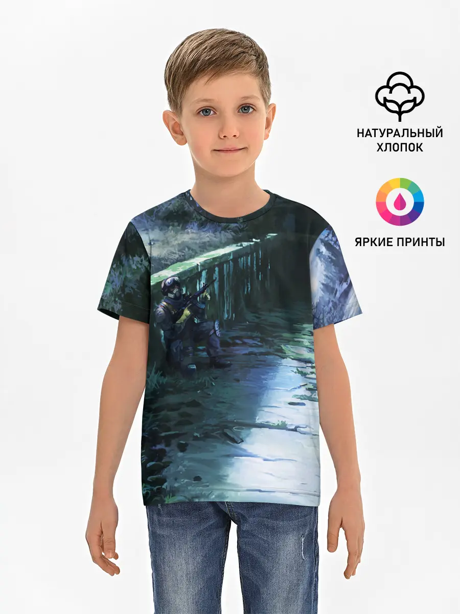 Детская базовая футболка / Сталкер 2021