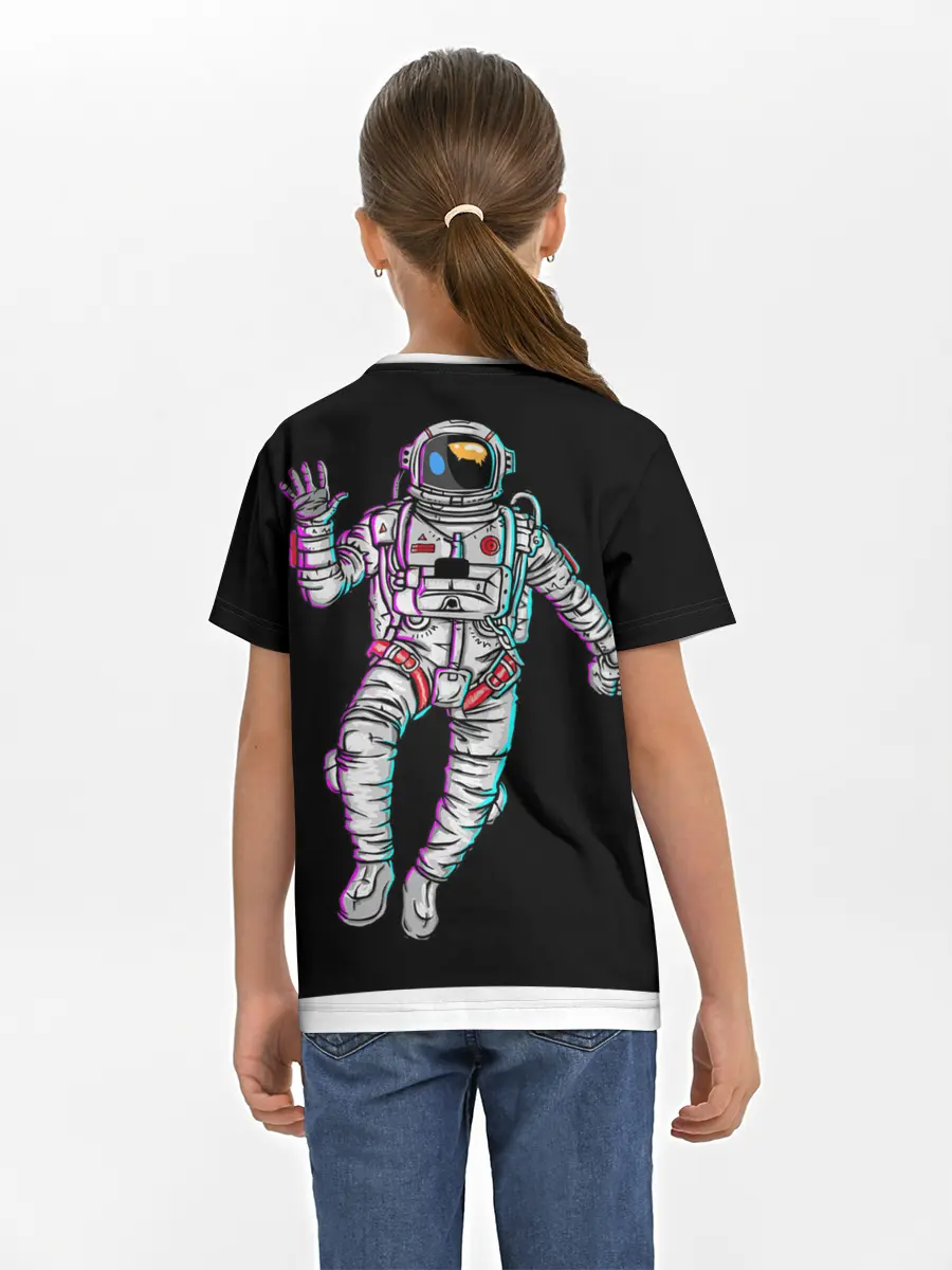 Детская базовая футболка / Космонавт