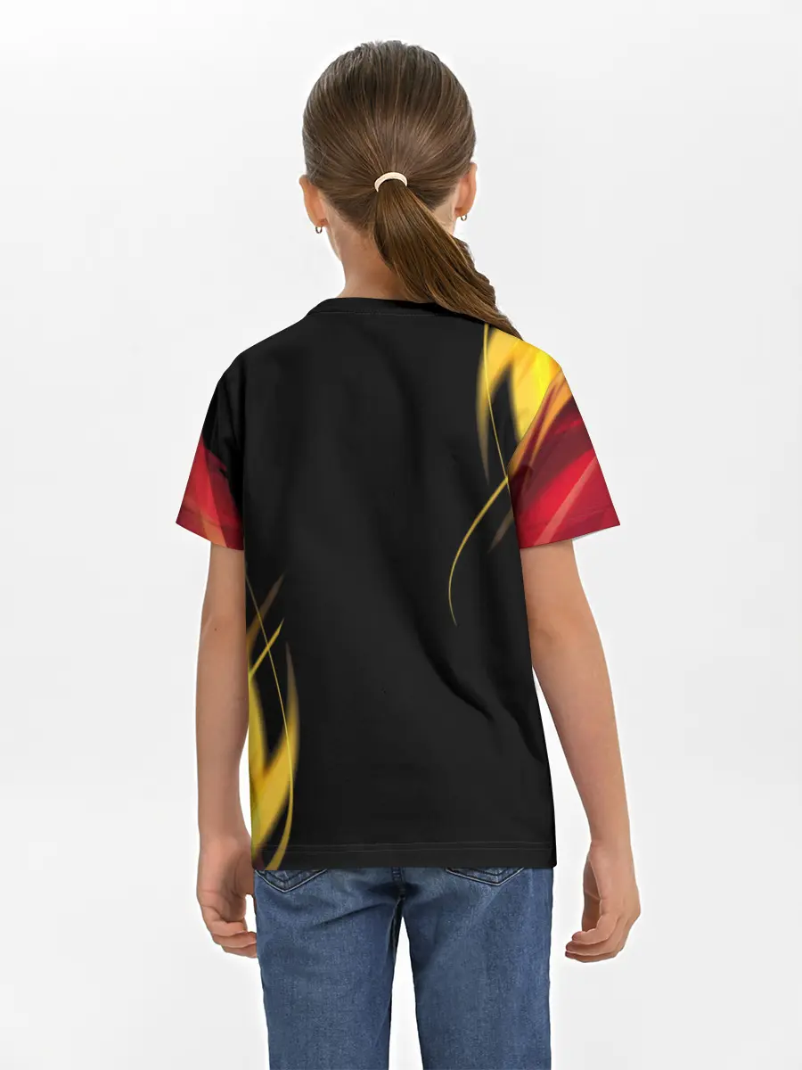 Детская базовая футболка / Грозовой кошак