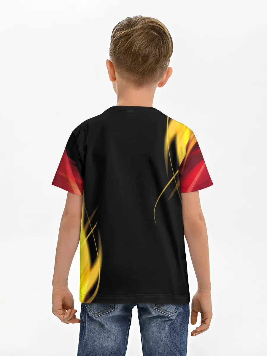 Детская базовая футболка / Грозовой кошак