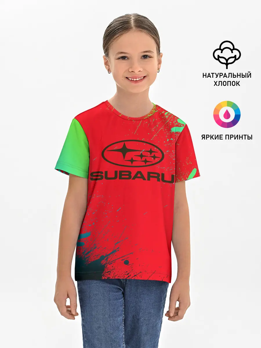 Детская базовая футболка / SUBARU