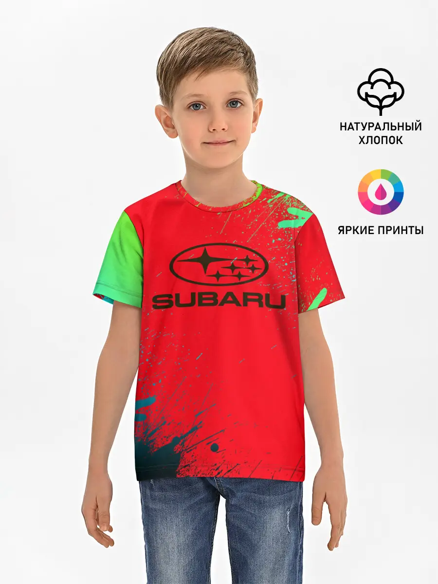 Детская базовая футболка / SUBARU