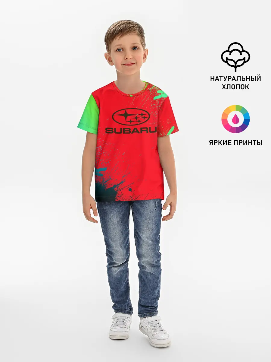 Детская базовая футболка / SUBARU