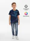 Детская базовая футболка / 3D ПЛИТЫ | НЕОНОВЫЕ ПЛИТЫ