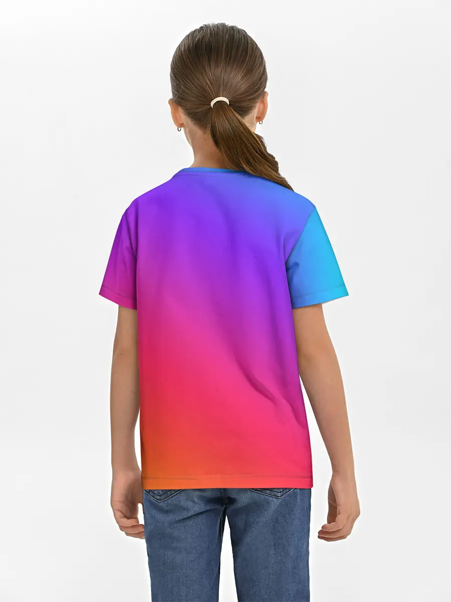 Детская базовая футболка / Градиент
