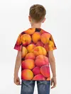 Детская базовая футболка / Персики