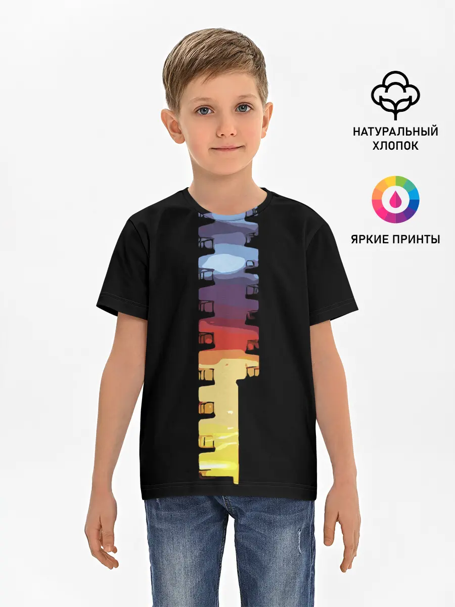 Детская базовая футболка / Балконы