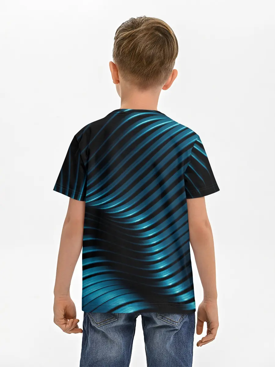 Детская базовая футболка / Плавность,