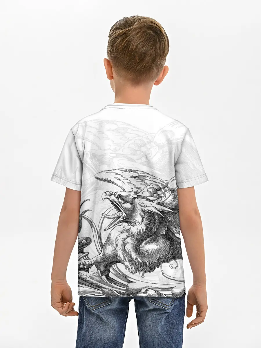 Детская базовая футболка / Грифон