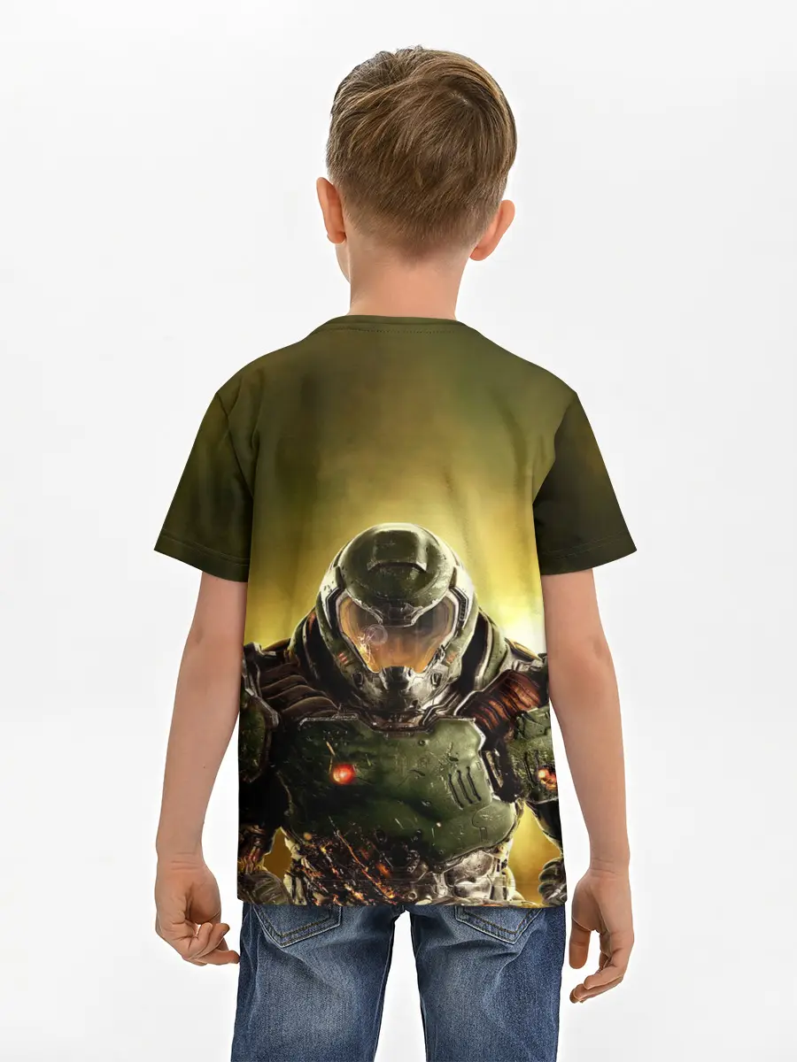 Детская базовая футболка / DOOM