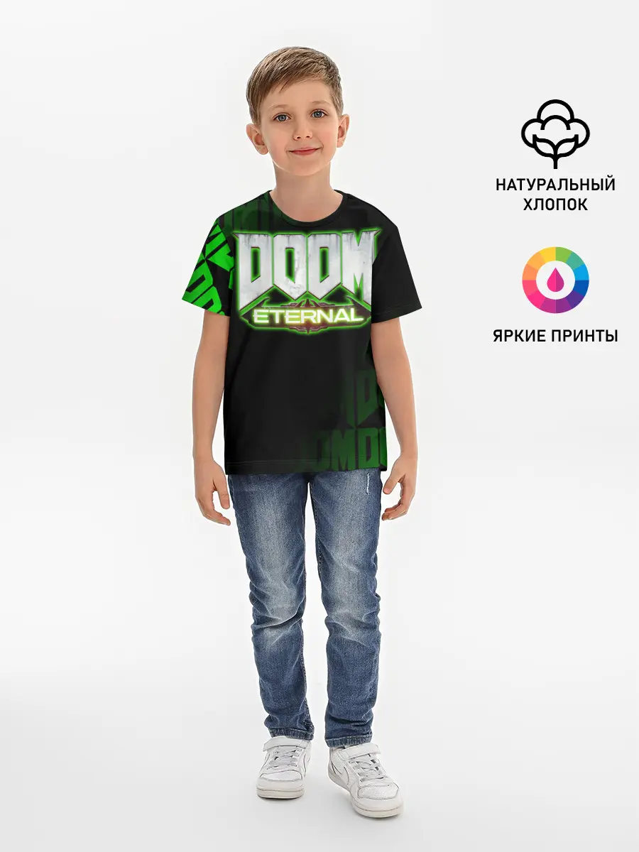 Детская базовая футболка / DOOM: ETERNAL.