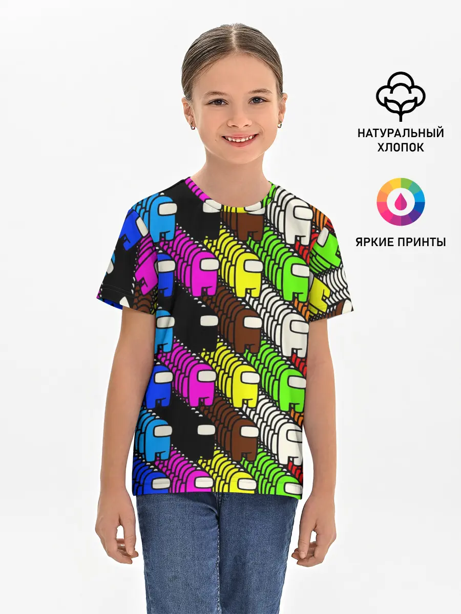 Детская базовая футболка / AMONG US