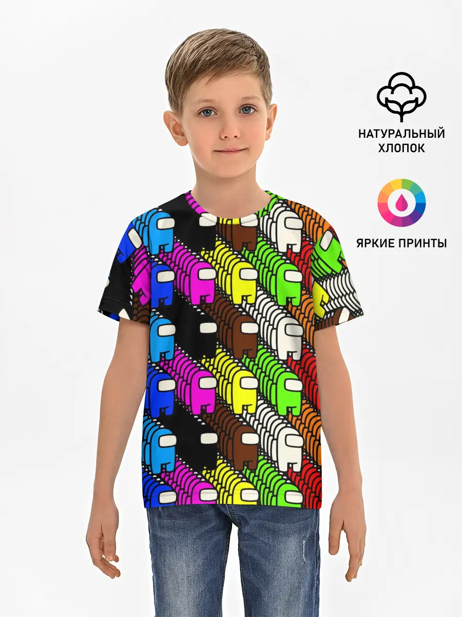 Детская базовая футболка / AMONG US