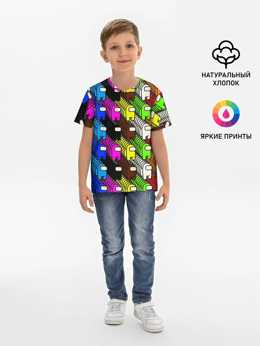 Детская базовая футболка / AMONG US