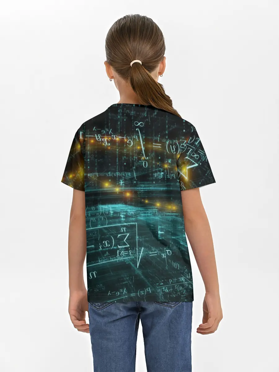 Детская базовая футболка / Формулы в пространстве