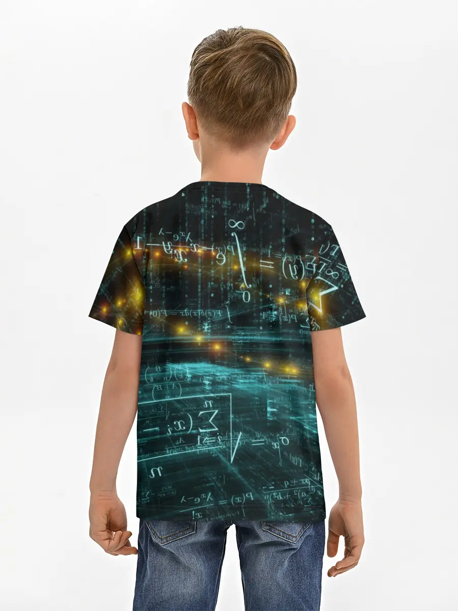 Детская базовая футболка / Формулы в пространстве