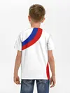 Детская базовая футболка / Россия Триколор