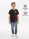 Детская базовая футболка / Тойота 3D плиты с подсветкой