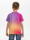 Детская базовая футболка / Unicorn gradient
