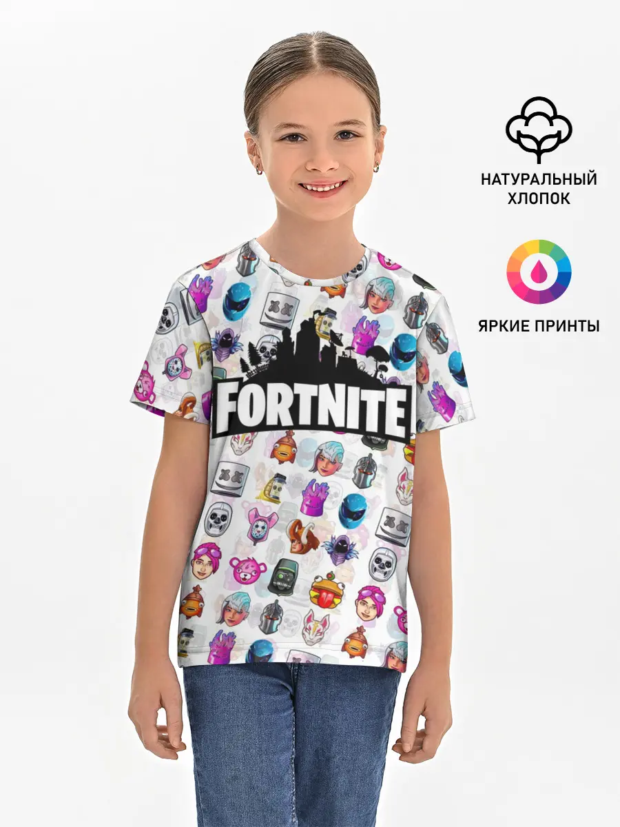 Детская базовая футболка / FORTNITE