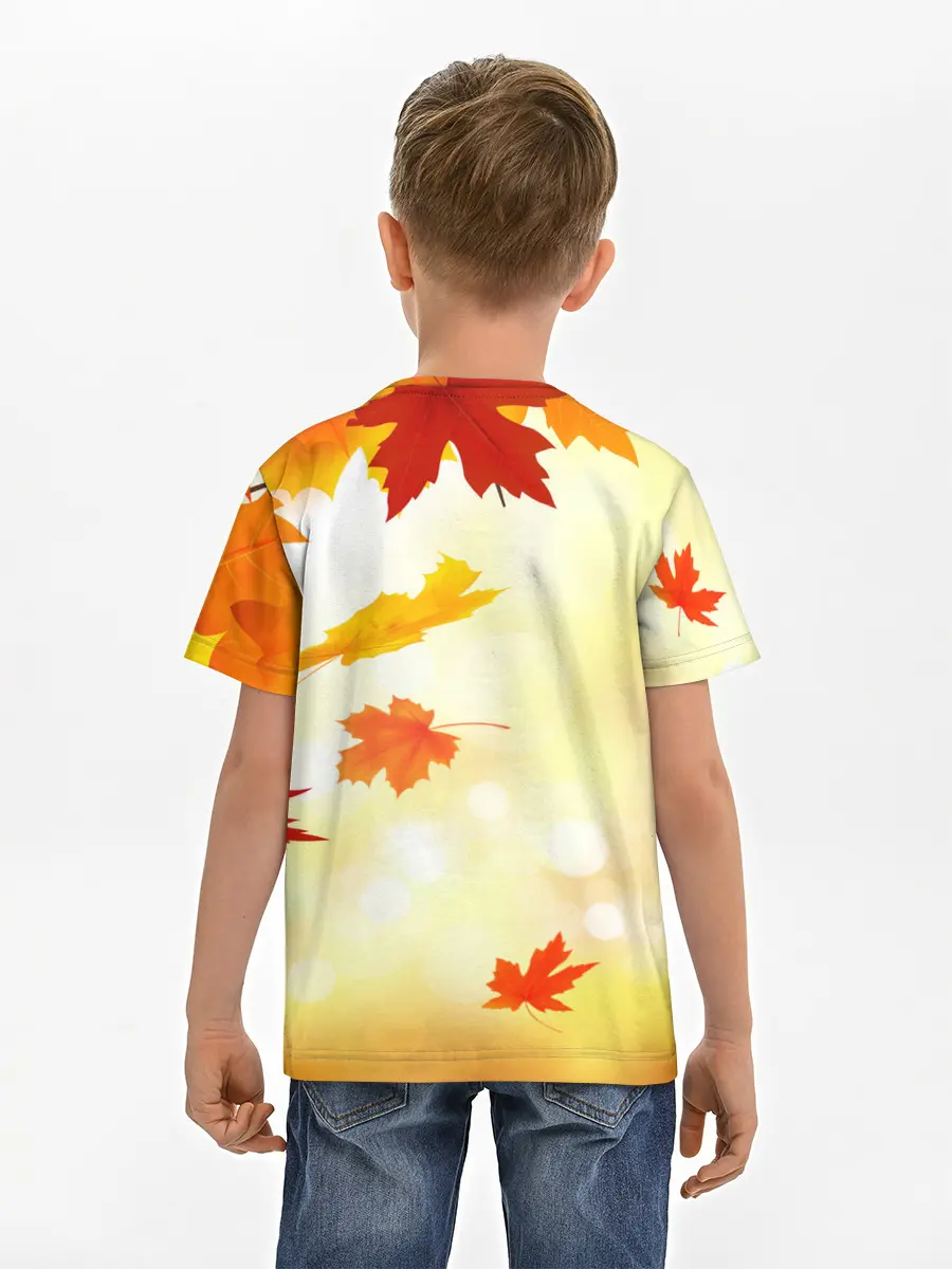 Детская базовая футболка / ПАДАЮЩИЙ КЛЕН | ОСЕННЯЯ