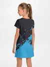 Детское платье / One Piece синий всплеск
