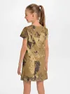 Детское платье / КАМУФЛЯЖ BLUE