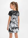 Детское платье / Черно-белый узор. Маки.