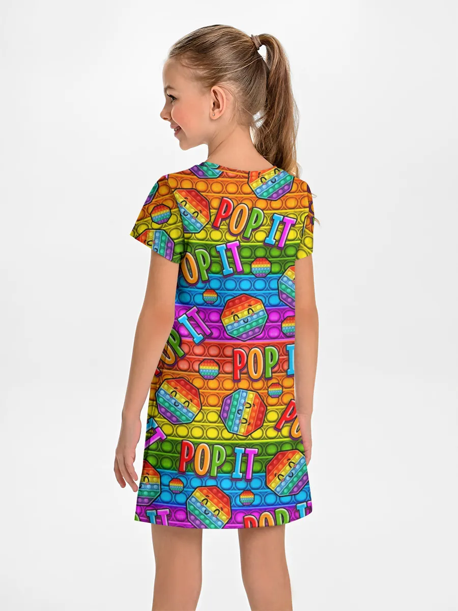 Детское платье / POP IT SMILE | ПОП ИТ ПУПЫРКА
