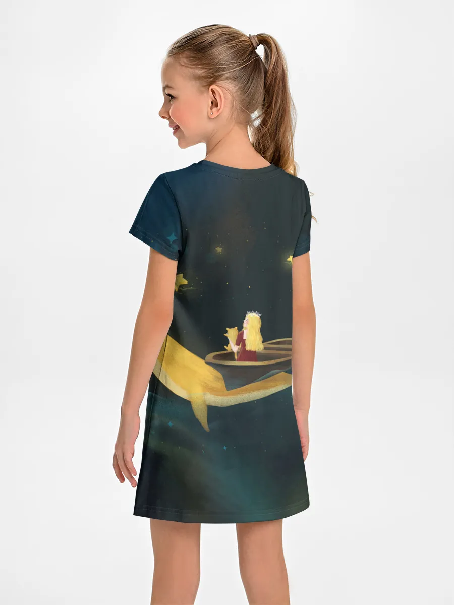 Детское платье / Девушка и кит в облаках