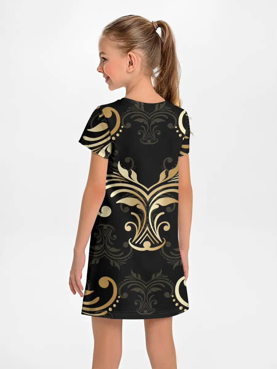 Детское платье / Черное золото