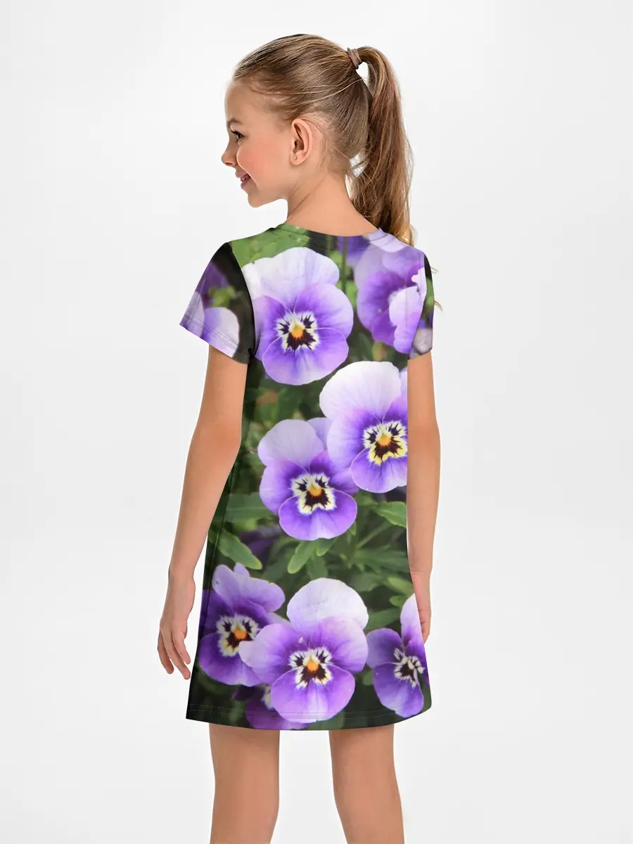 Детское платье / Анютины глазки