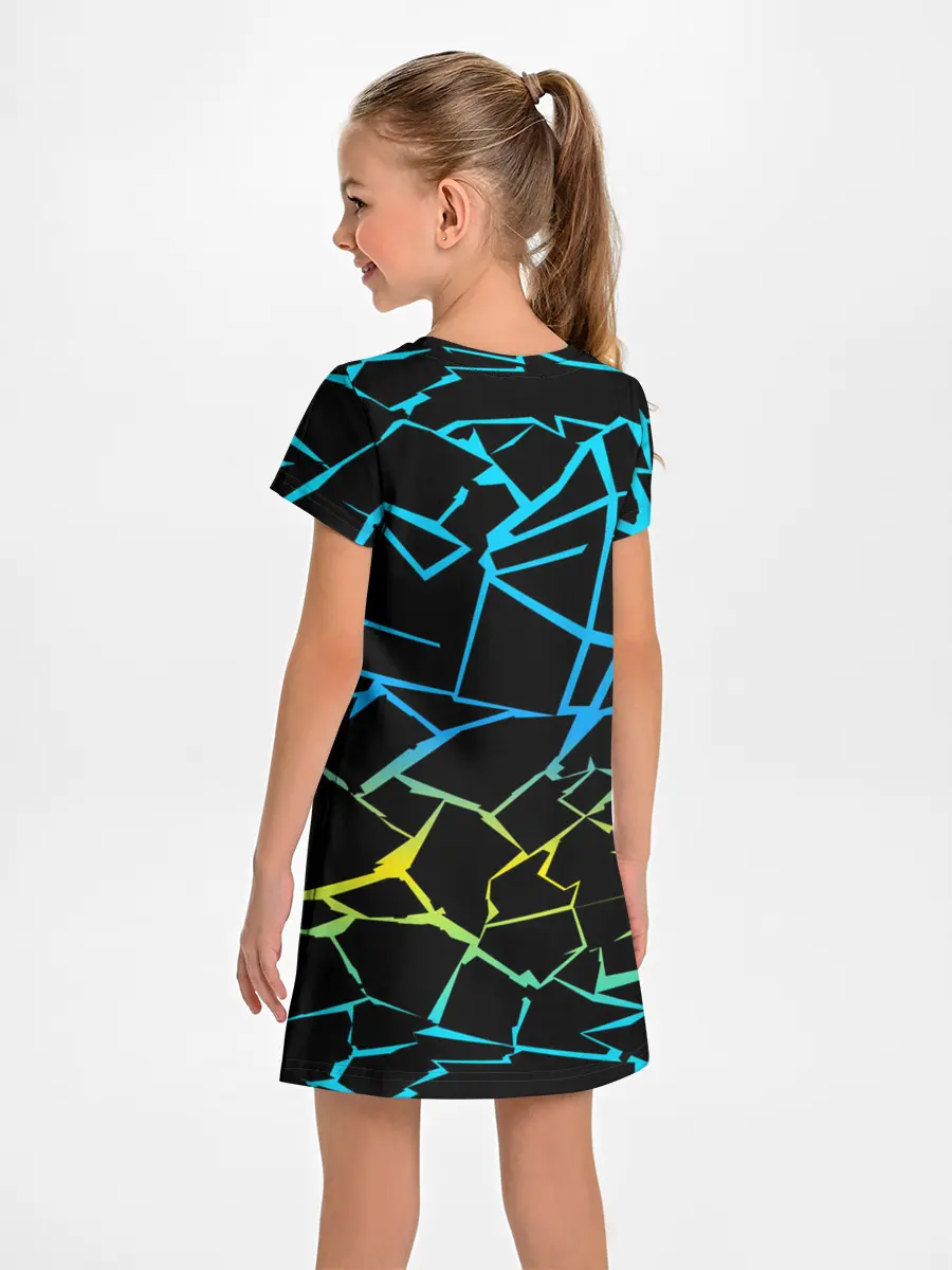 Детское платье / НЕОНОВЫЙ ГРАДИЕНТ