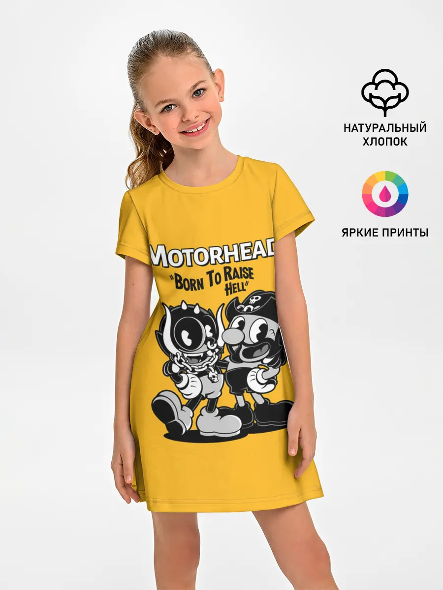 Детское платье / Motorhead x Cuphead