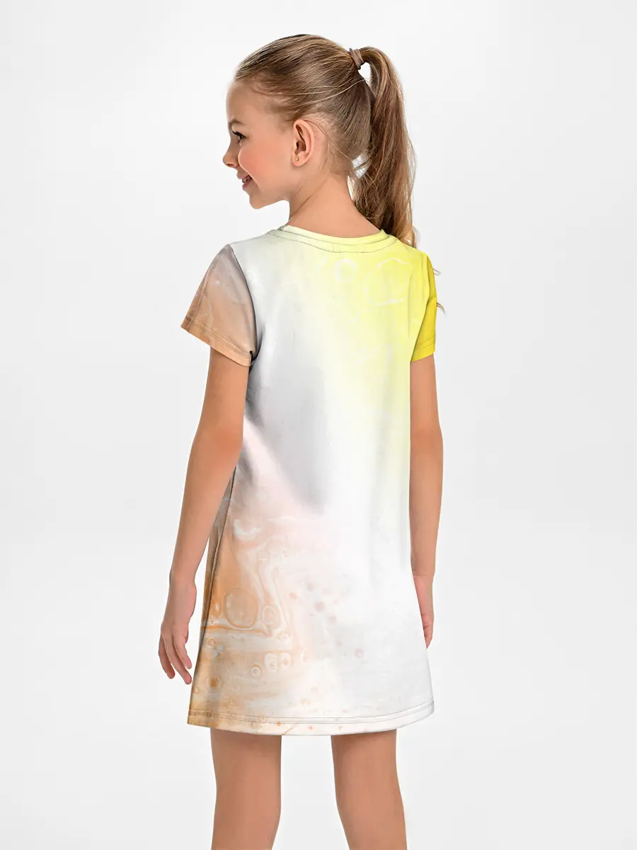 Детское платье / Поп Ит - Кружок - Разводы