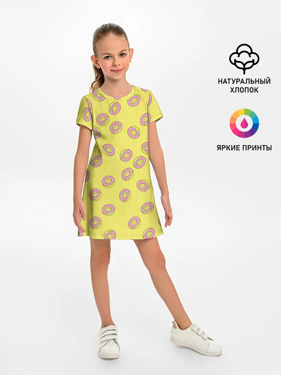Детское платье / Пончики Донатс.