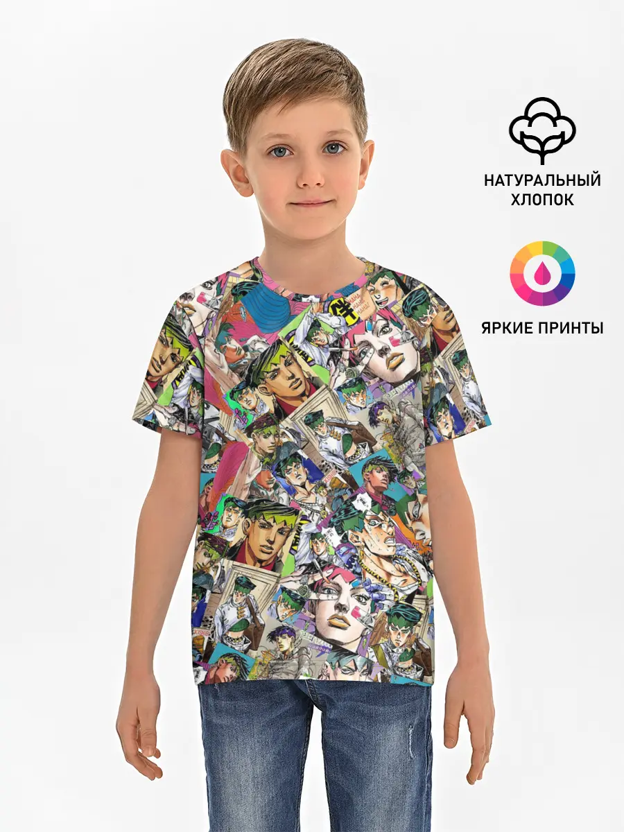Детская базовая футболка / JoJo Bizarre Adventure