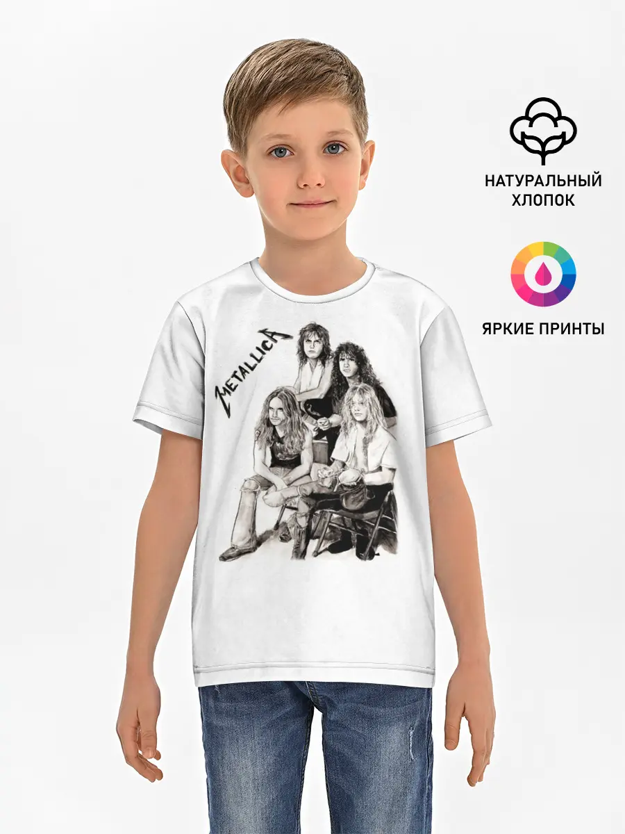 Детская базовая футболка / Metallica