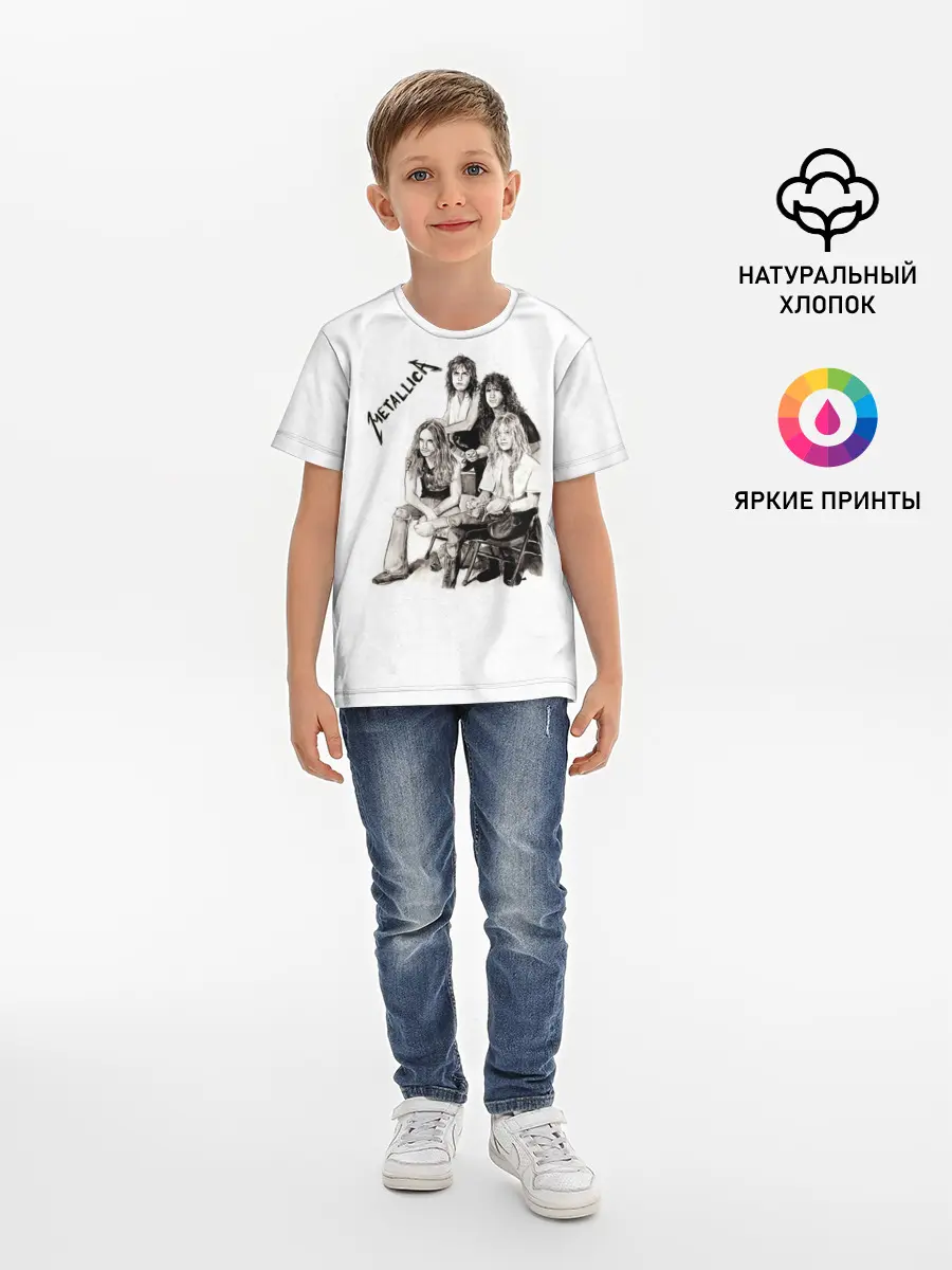 Детская базовая футболка / Metallica