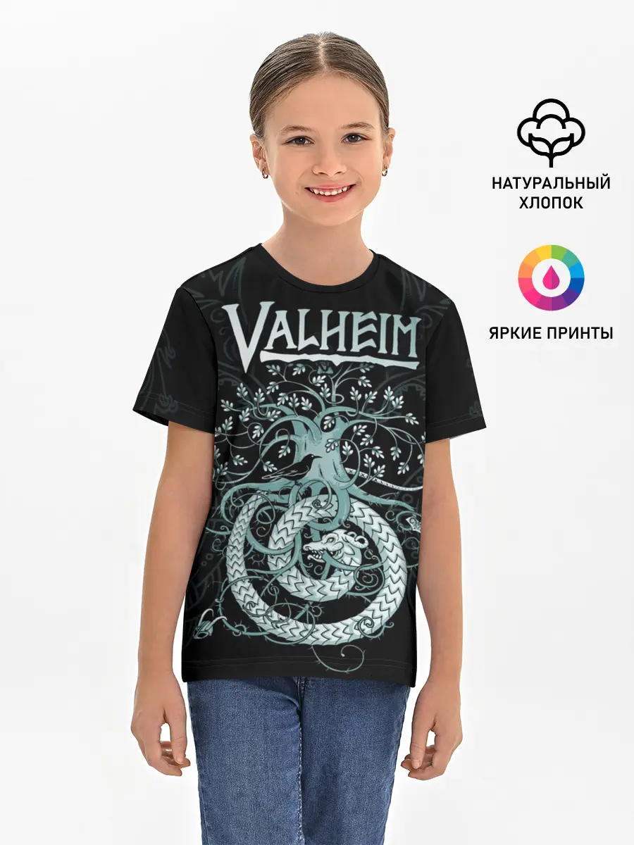 Детская базовая футболка / Valheim