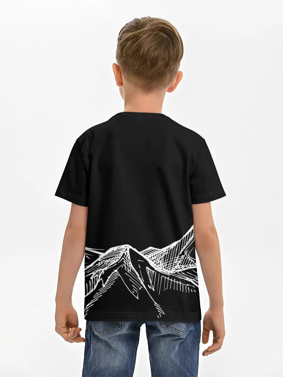 Детская базовая футболка / Горы